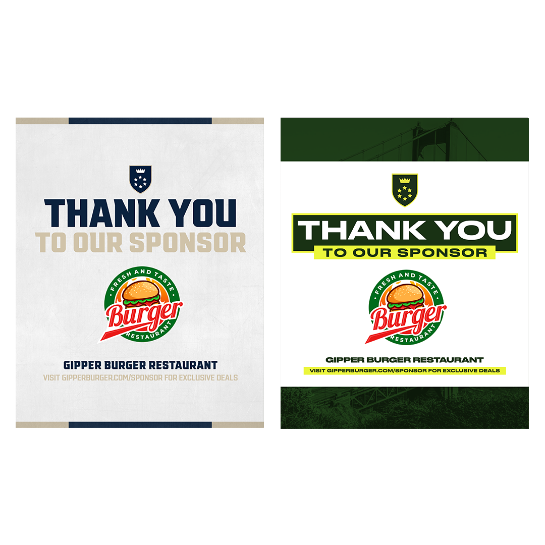 New Sports Graphics Templates for Social Media Sponsorship